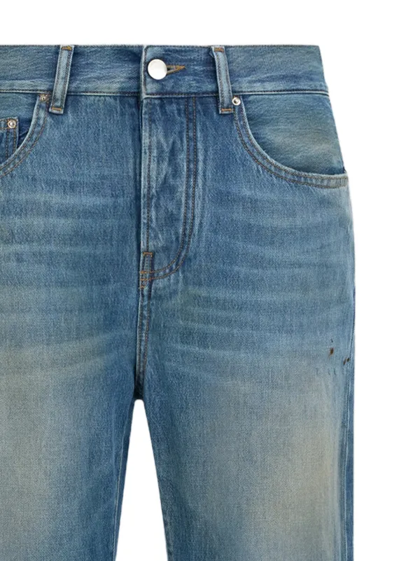 AMIRI Slash Bootcut Jeans | Blue | FARFETCH