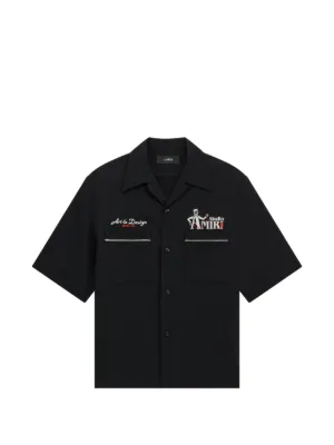 AMIRI Zip Sport Shirt | Black | FARFETCH