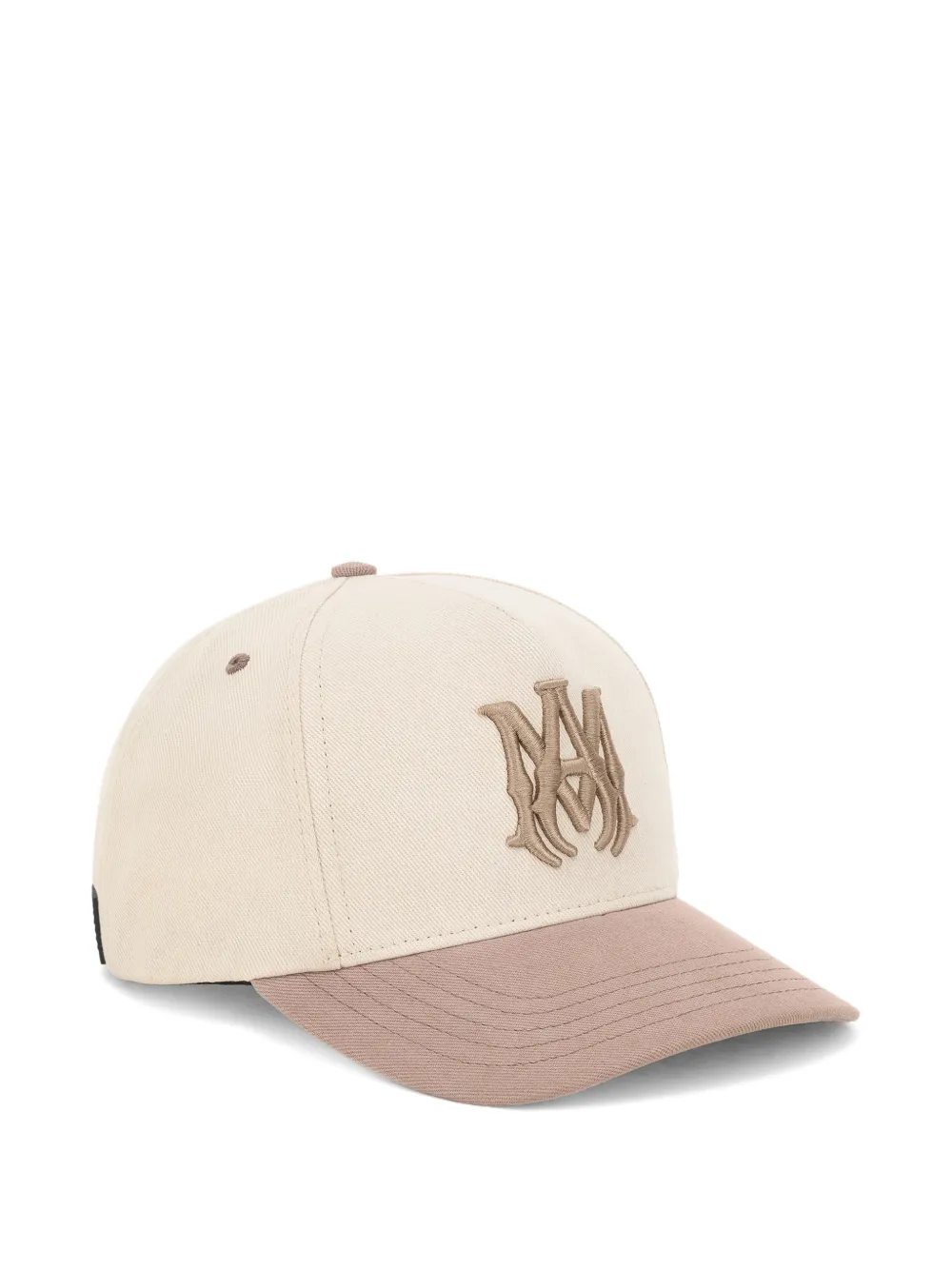 AMIRI MA tweekleurige katoenen hoed Beige