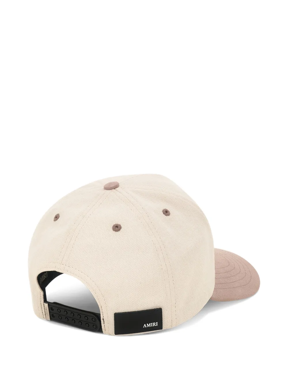 AMIRI MA tweekleurige katoenen hoed Beige