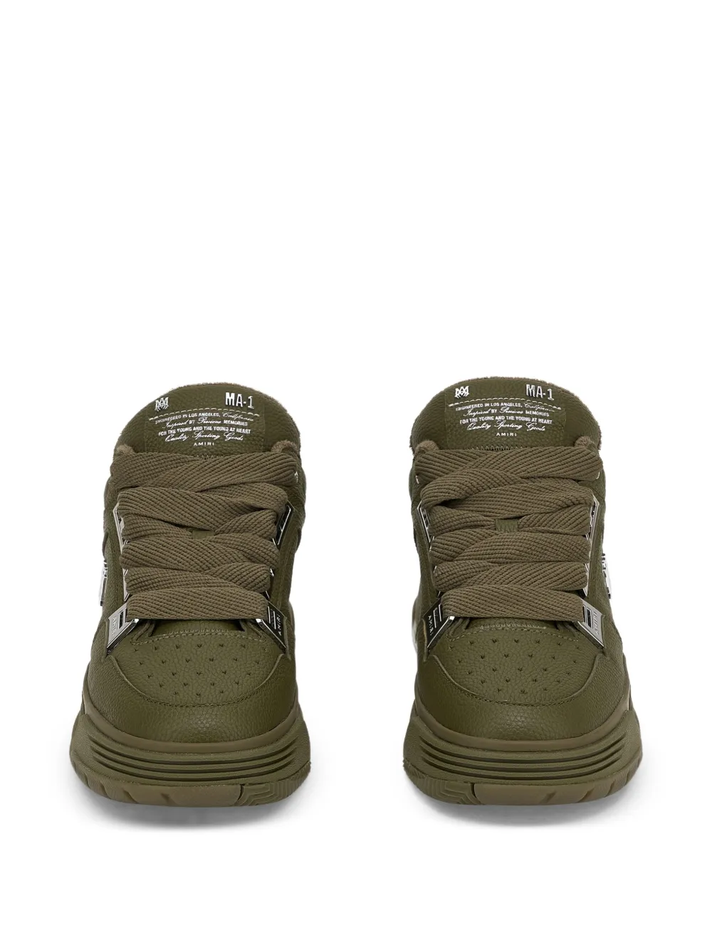 AMIRI MA-1 leather sneakers Groen