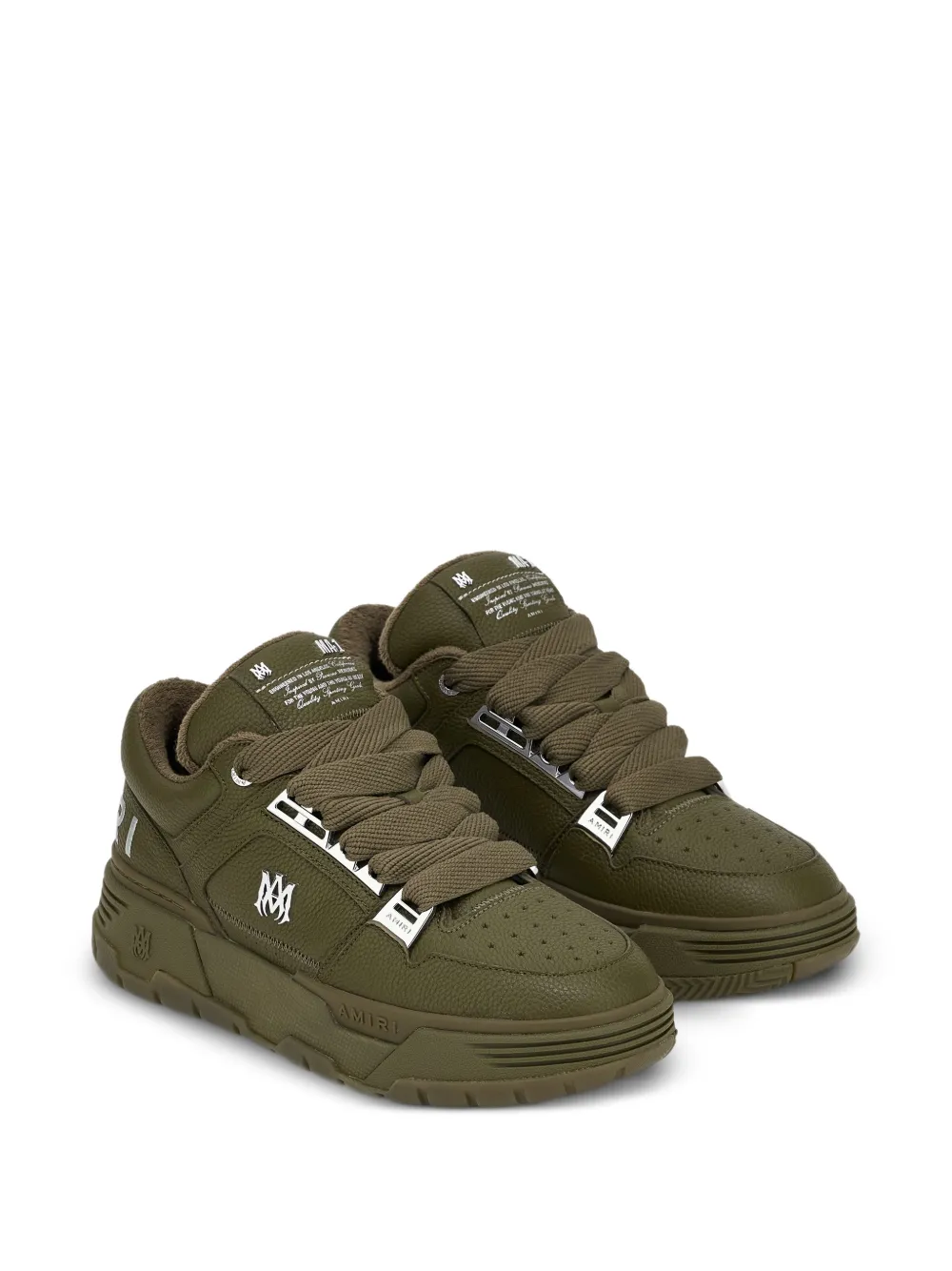 AMIRI MA-1 leather sneakers Groen