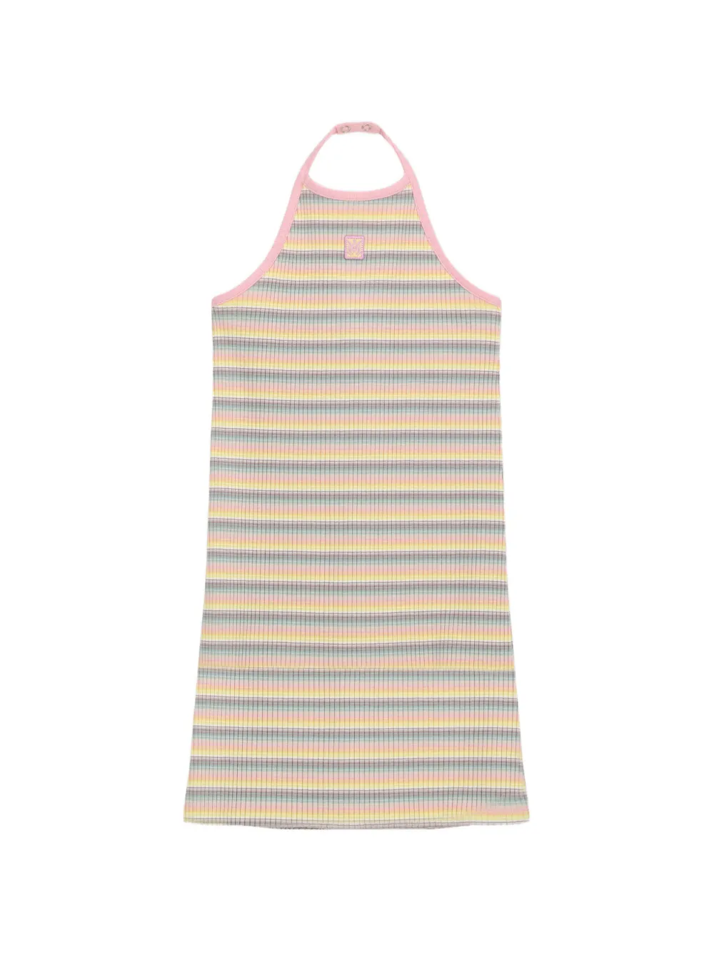 AMIRI MA striped dress - Nude