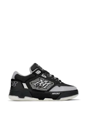 AMIRI MA-1 Panelled Leather Sneakers | Black | FARFETCH