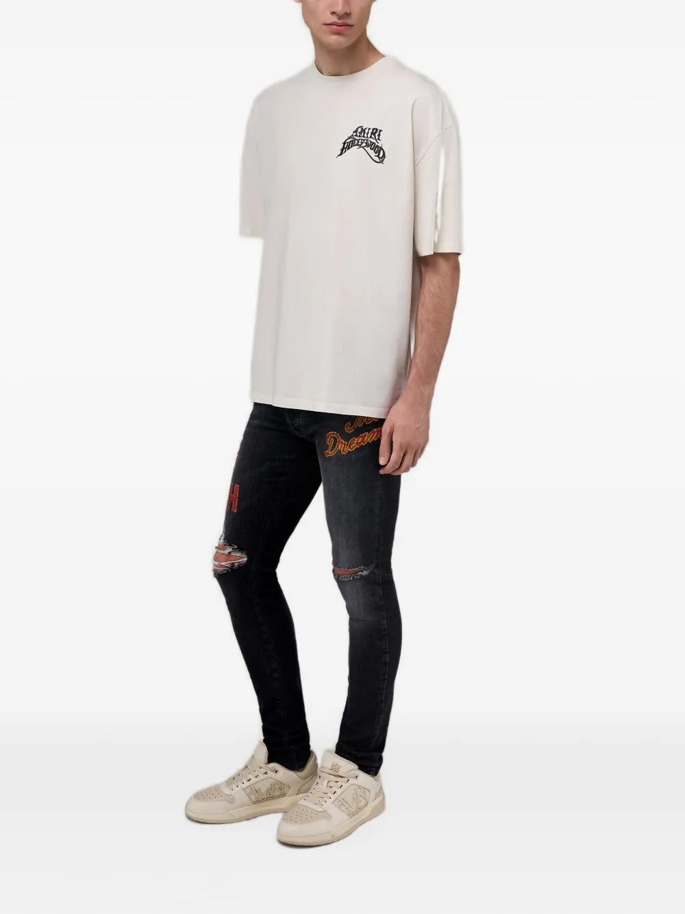 AMIRI South Cali skinny broek Grijs