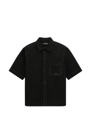 AMIRI ペイズリーシルクシャツ | ブラック | FARFETCH JP