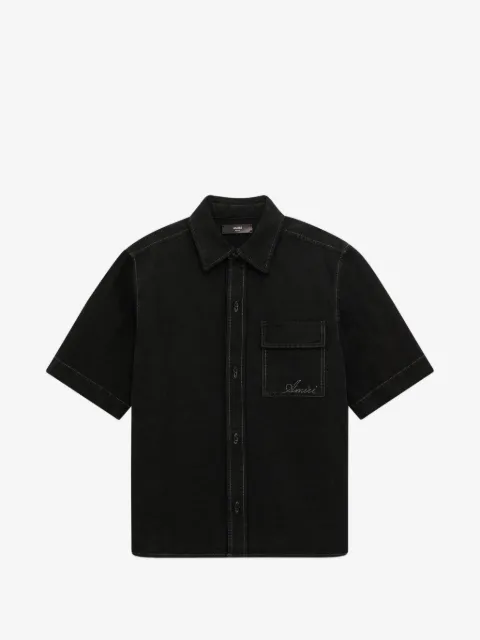AMIRI chemise script-pocket Os