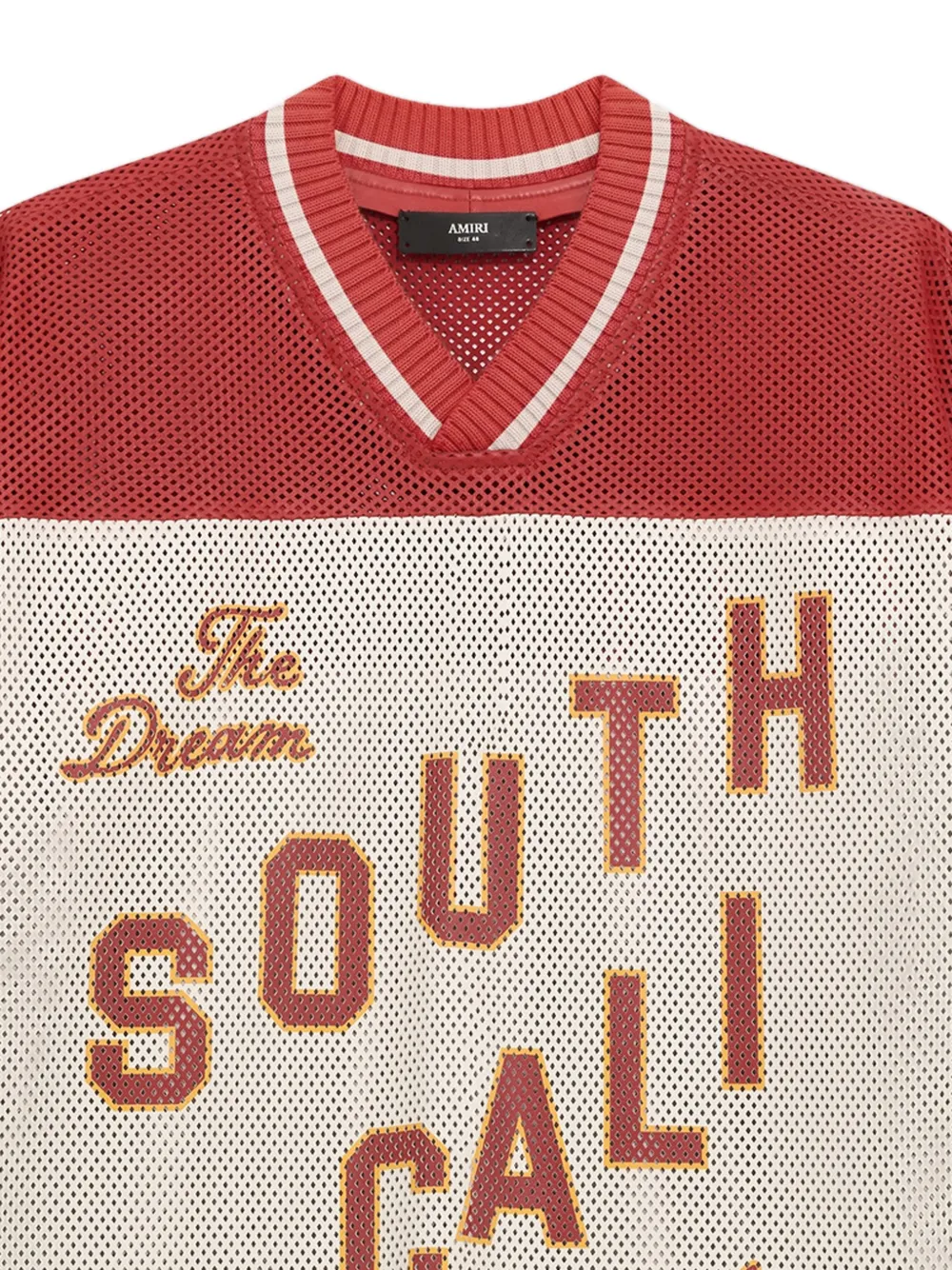 AMIRI South Cali leren jersey Beige