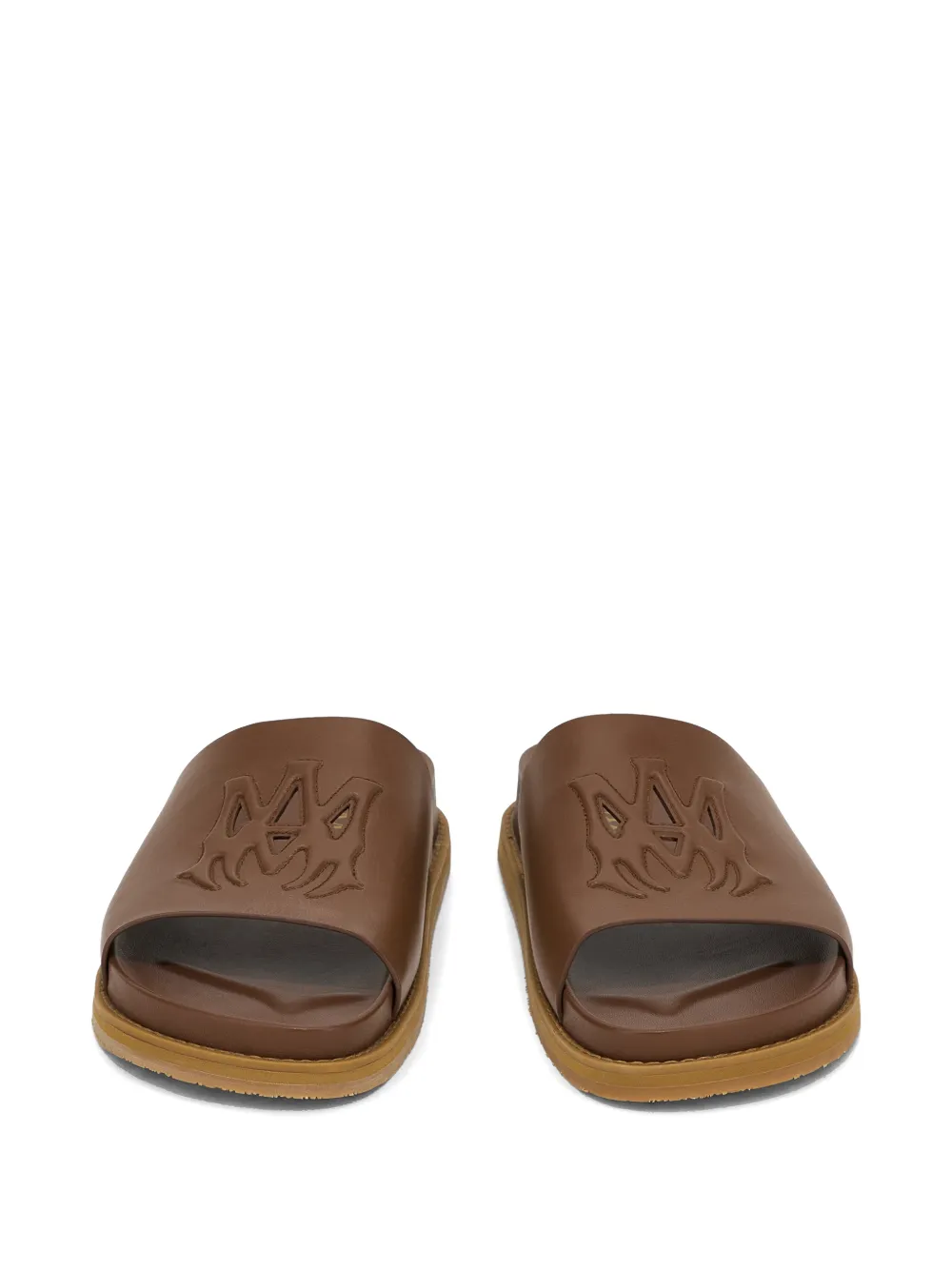 AMIRI MA leren sandalen Bruin