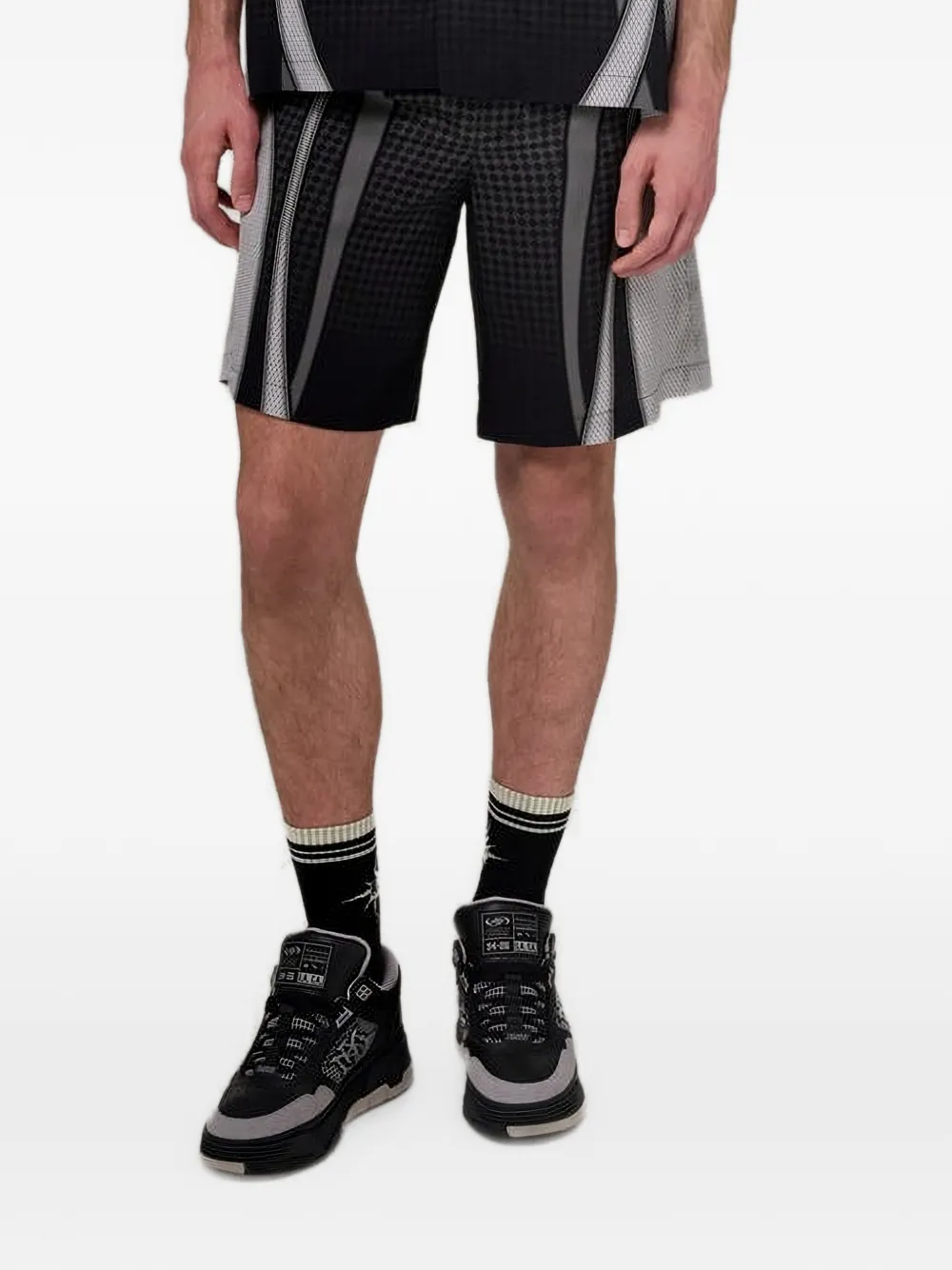 AMIRI Shorts met sportvlak Zwart