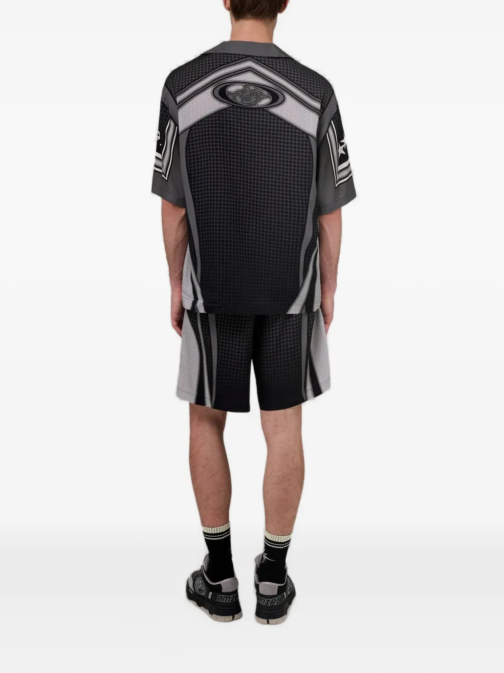 AMIRI Shorts met sportvlak Zwart