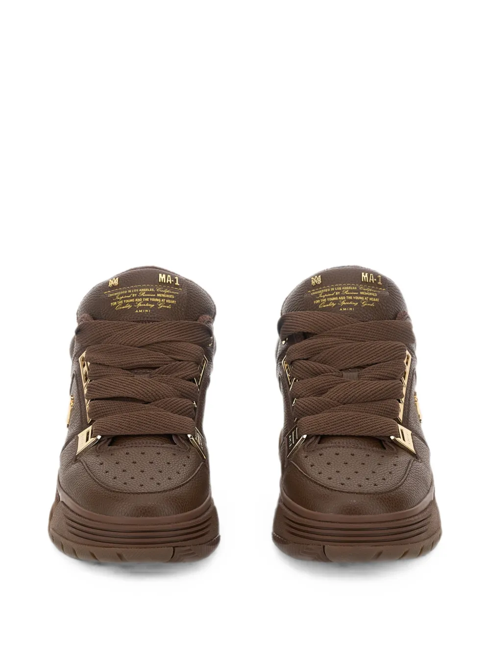 AMIRI metallic MA-1 sneakers Bruin