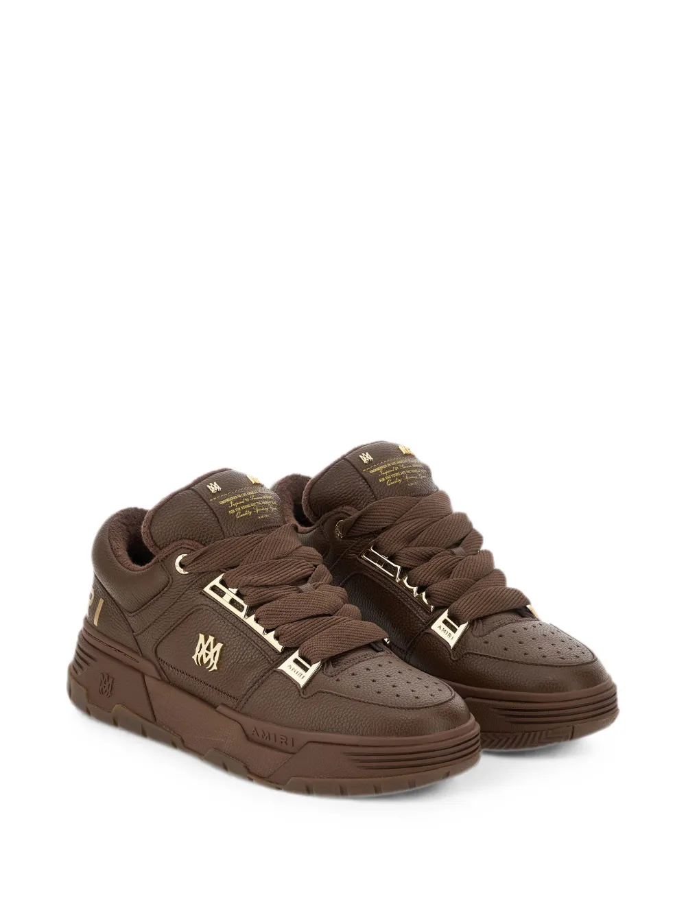 AMIRI metallic MA-1 sneakers Bruin