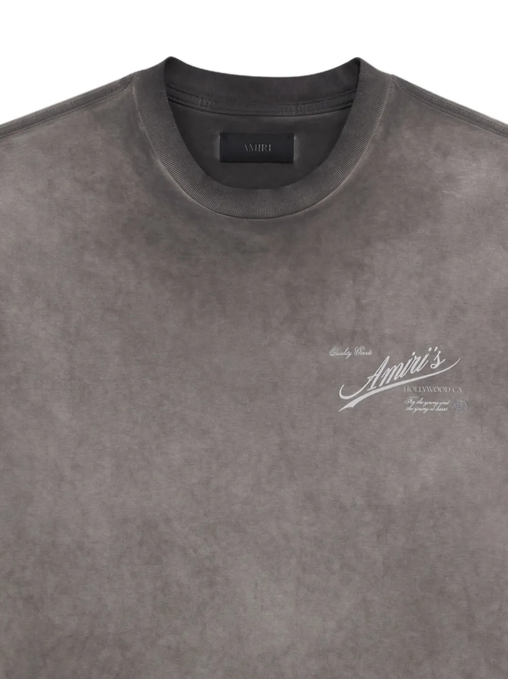 AMIRI Quality Goods T-shirt met label Grijs
