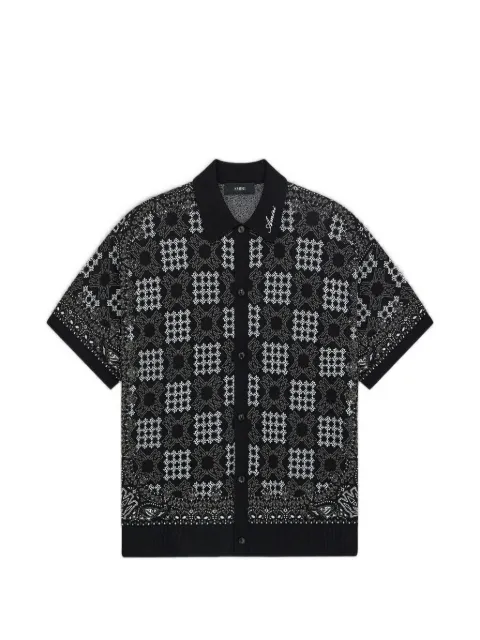 AMIRI Camicia MA Quad all'uncinetto