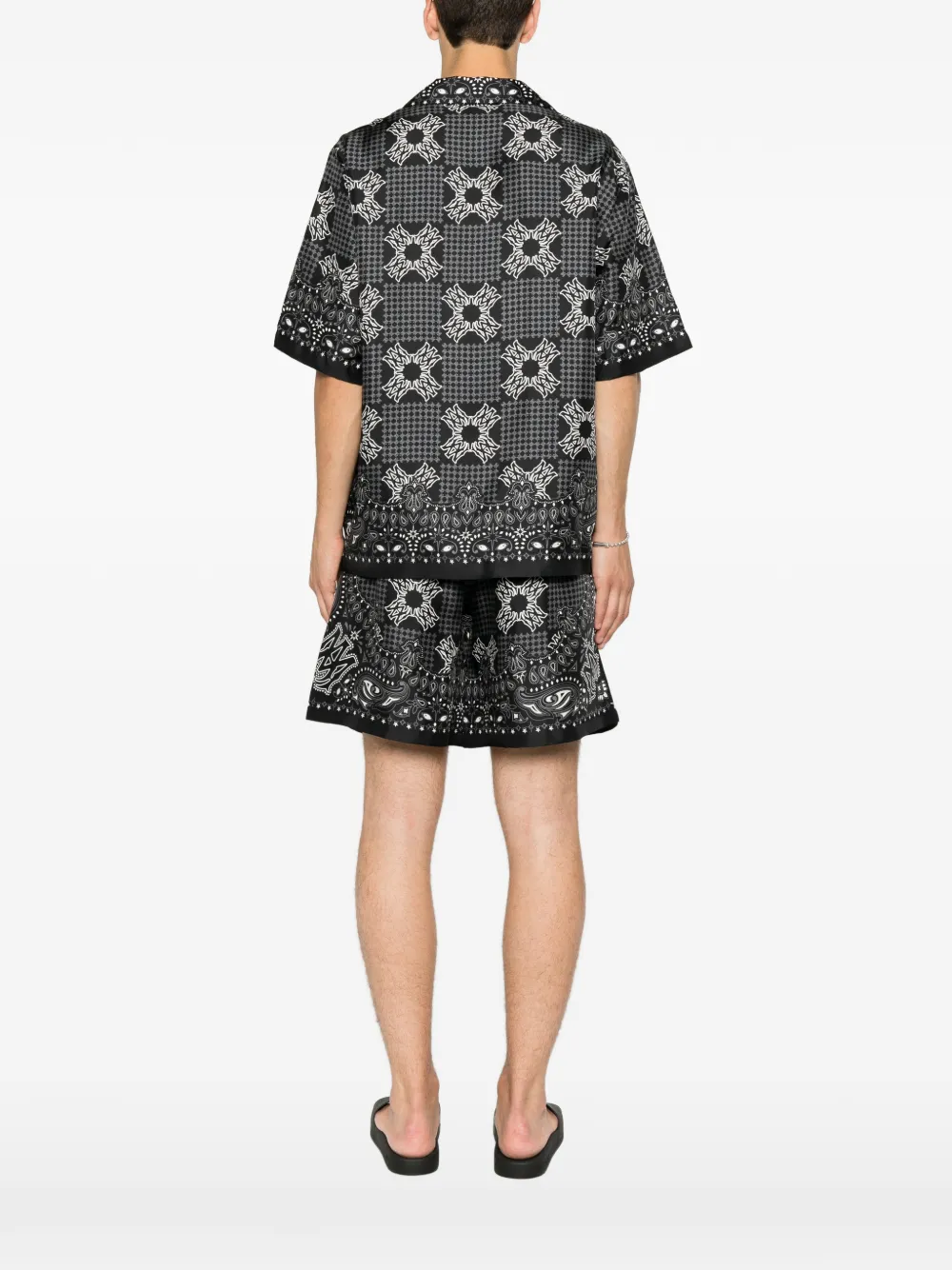 AMIRI Overhemd met paisley-print Zwart