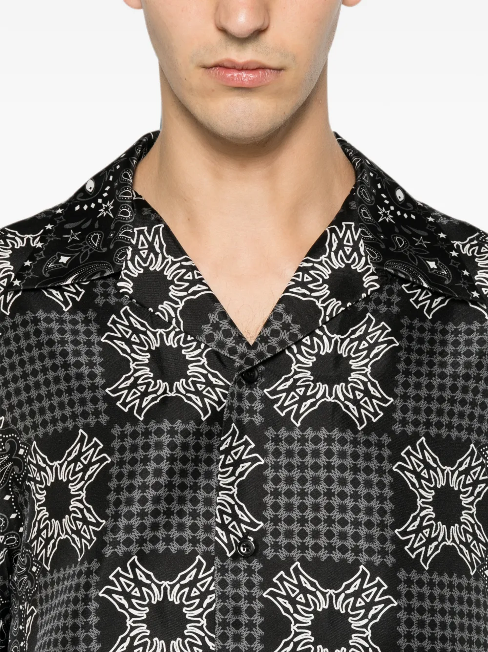 AMIRI Overhemd met paisley-print Zwart