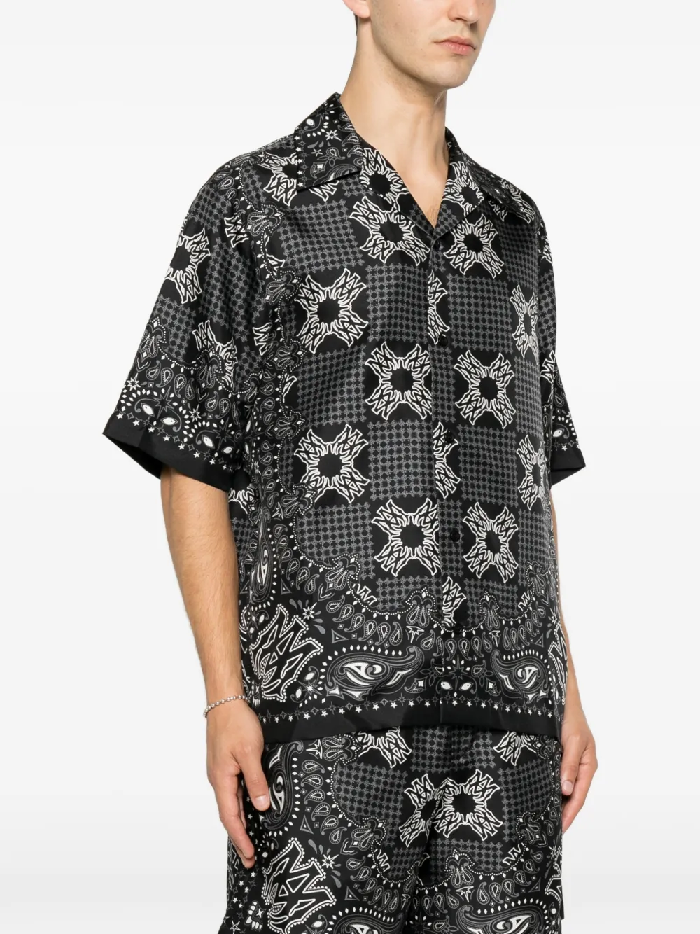 AMIRI Overhemd met paisley-print Zwart