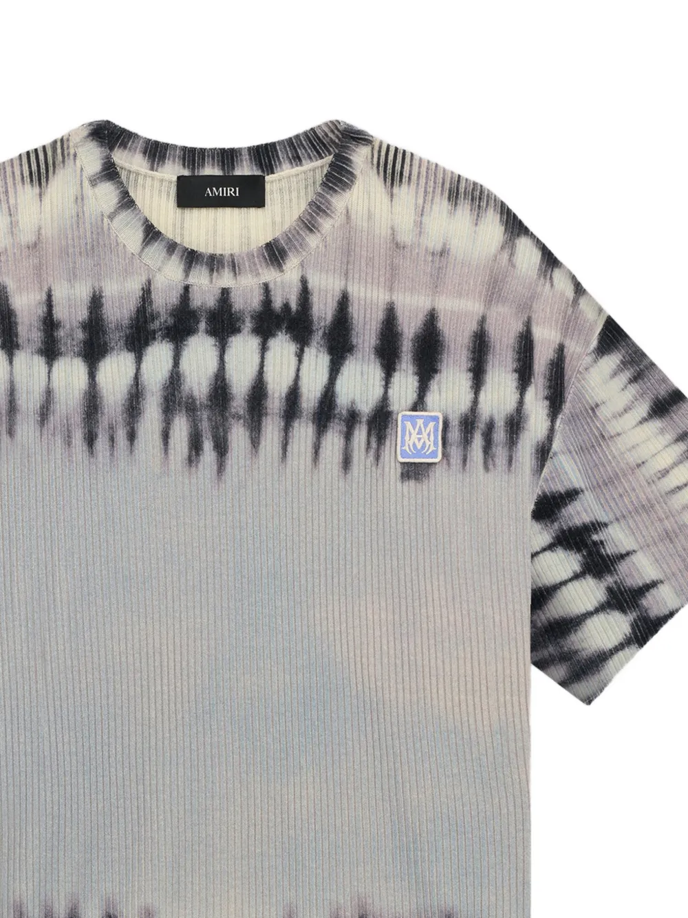 AMIRI MA T-shirt met tie-dye print Grijs
