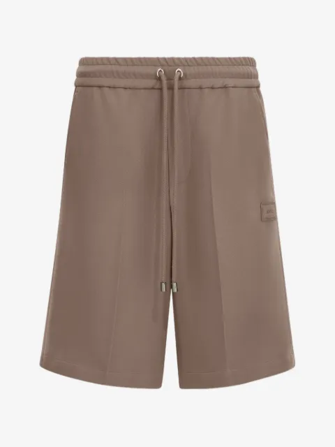 AMIRI drawstring logo-patch shorts