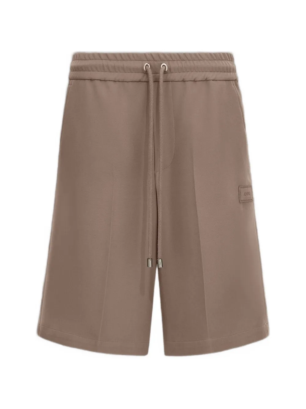AMIRI Shorts con coulisse e logo - Marrone