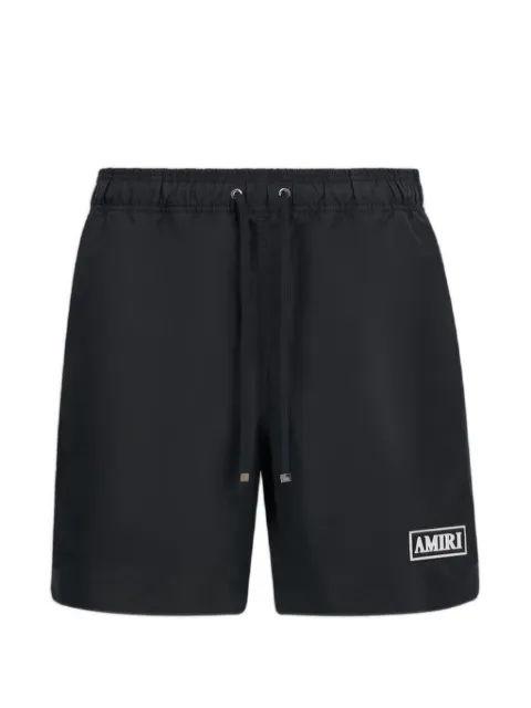 AMIRI shorts de playa con parche