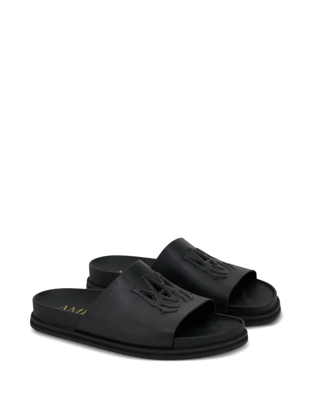AMIRI MA leren sandalen Zwart