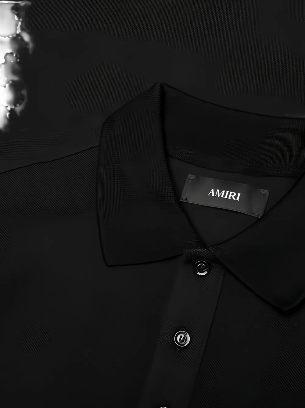 AMIRI Poloshirt met logo Zwart