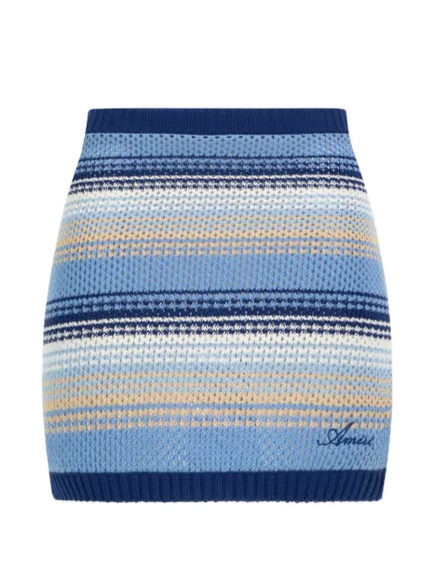 AMIRI striped mini skirt