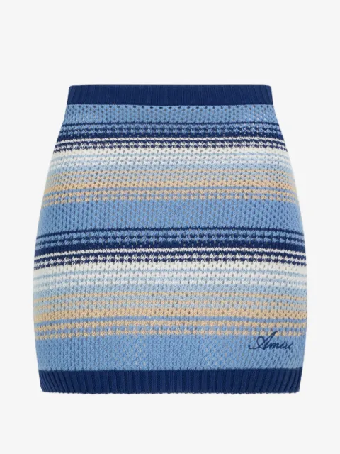 AMIRI striped mini skirt