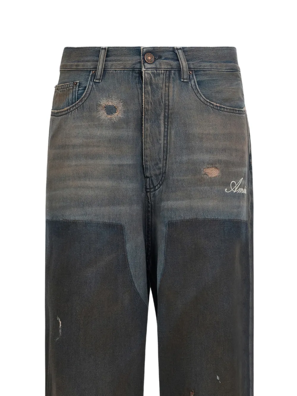 AMIRI Carpenter jeans met vervaagd effect Zwart