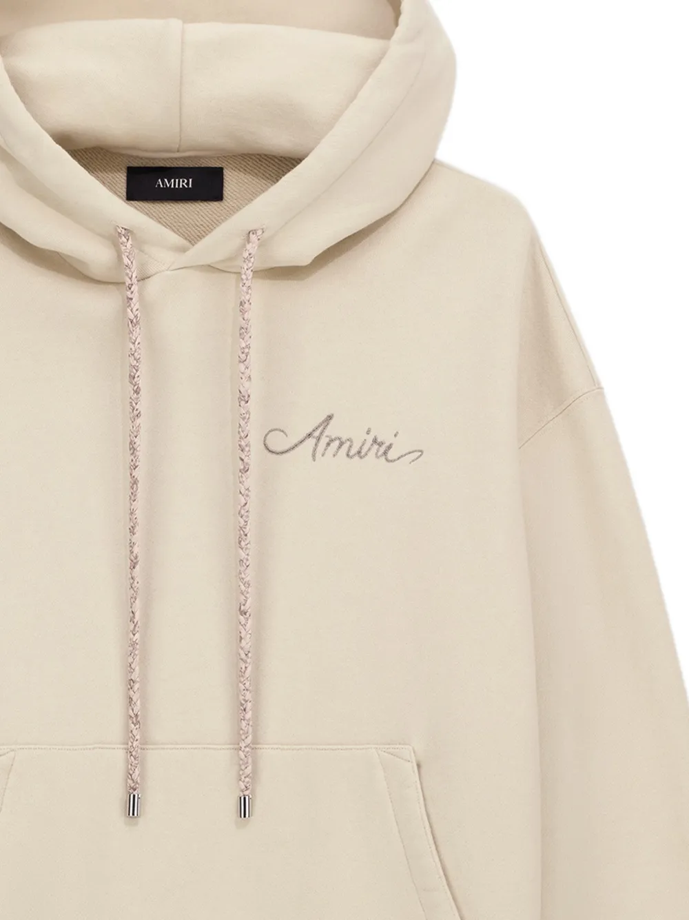 AMIRI MA Quad hoodie met geborduurd logo Beige
