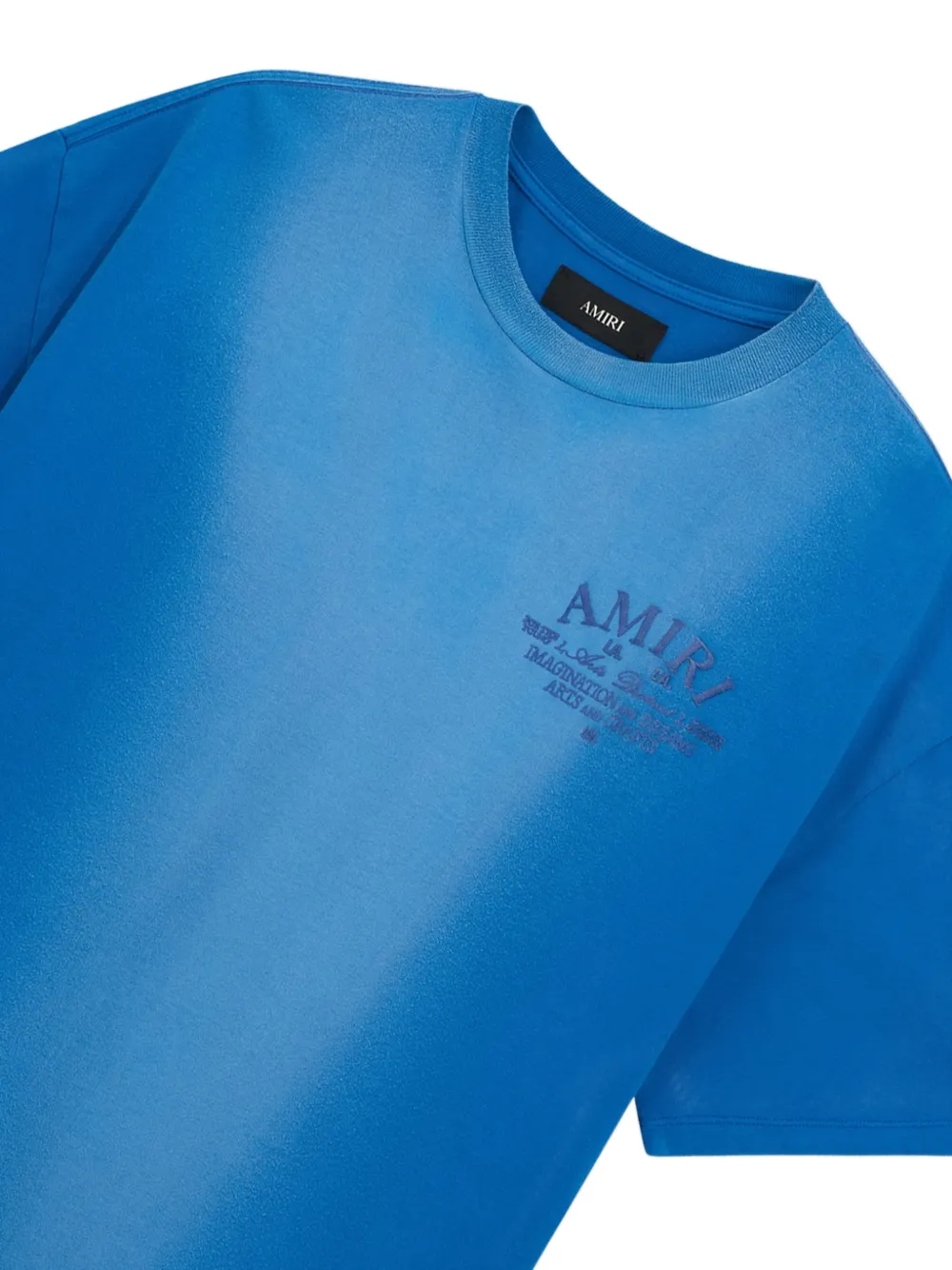 AMIRI Arts District OS T-shirt met T-shirt Blauw