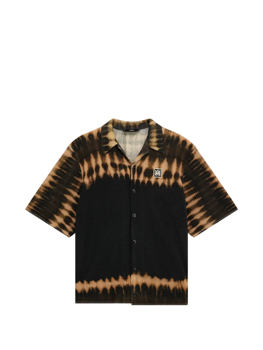 AMIRI MA パッチ タイダイニットシャツ | ブラック | Image 1
