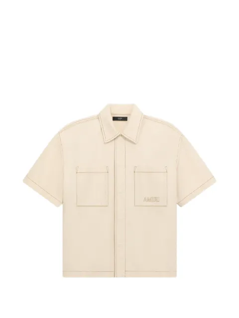 AMIRI short-sleeve denim shirt