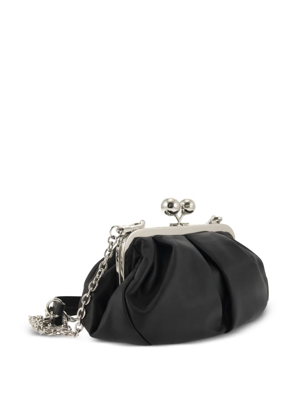 Weekend Max Mara Kleine Pasticino leren clutch Zwart