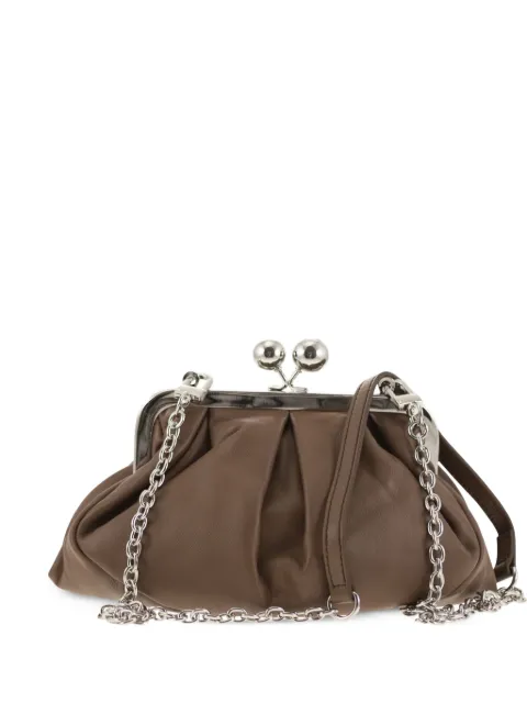 Weekend Max Mara small Pasticcino leather clutch bag