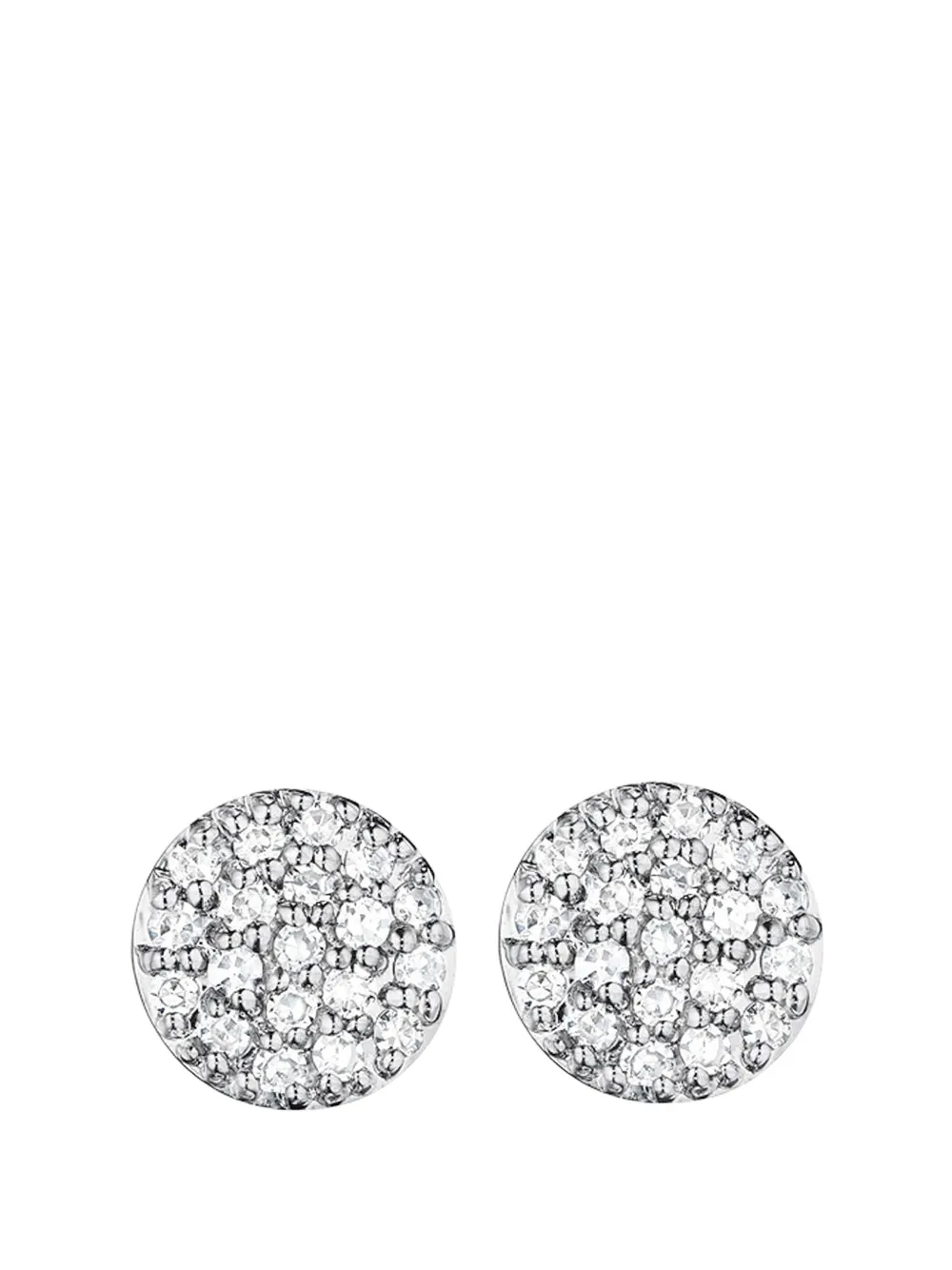 PHILLIPS HOUSE Orecchini a bottone Infinity con diamanti - Argento