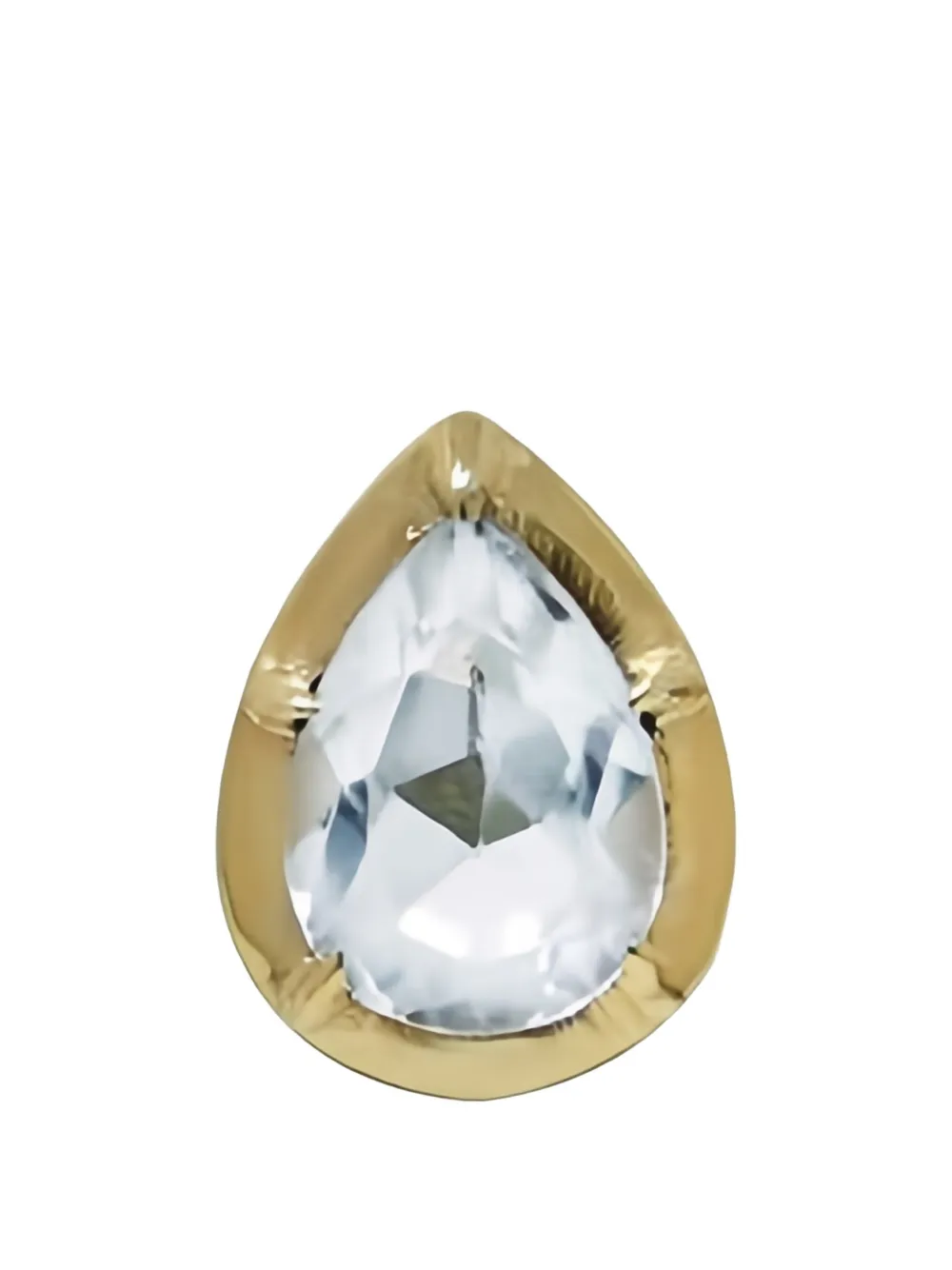 Anzie blue topaz pear earrings - Oro