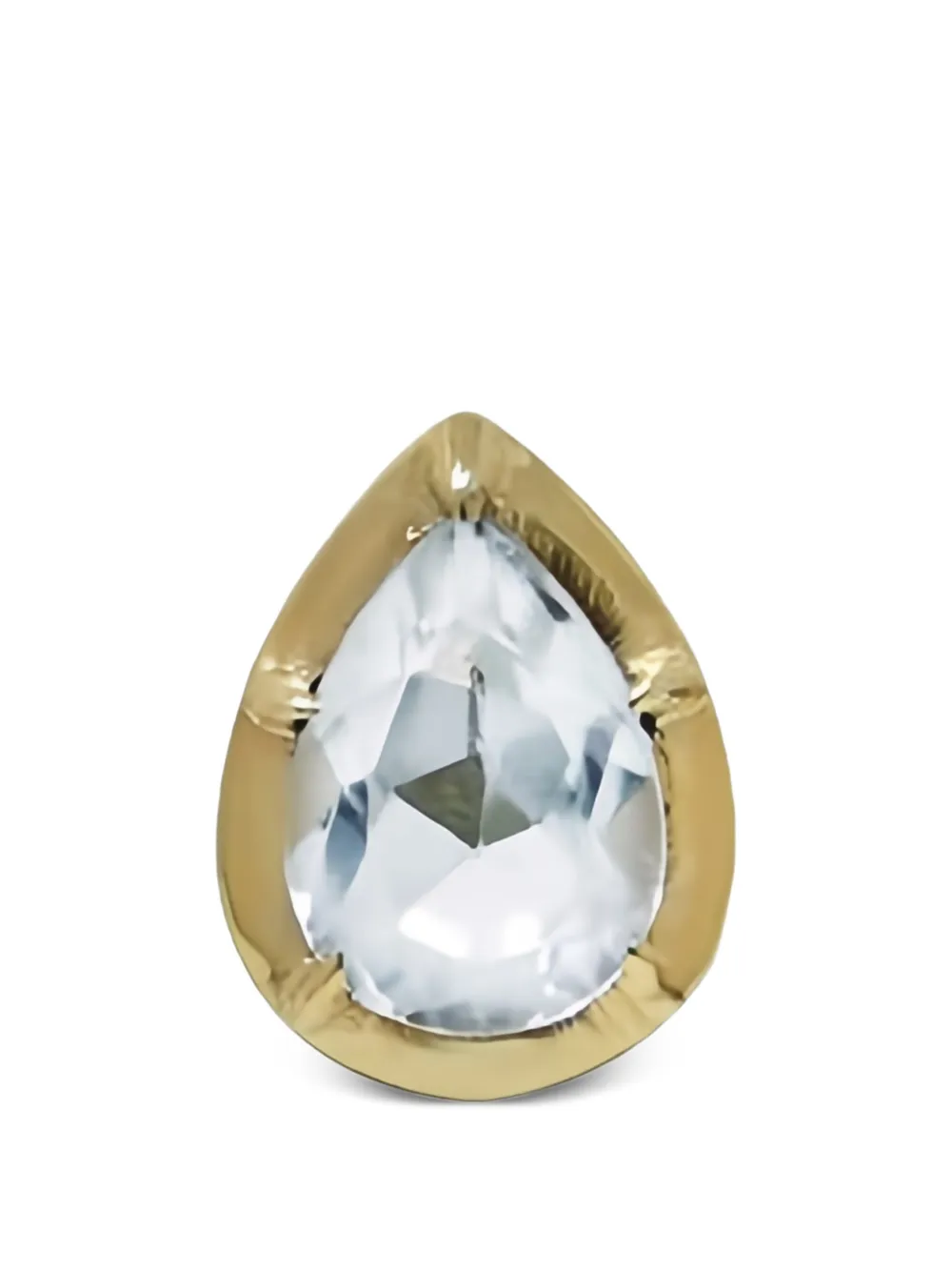 Anzie blue topaz pear earrings - Oro