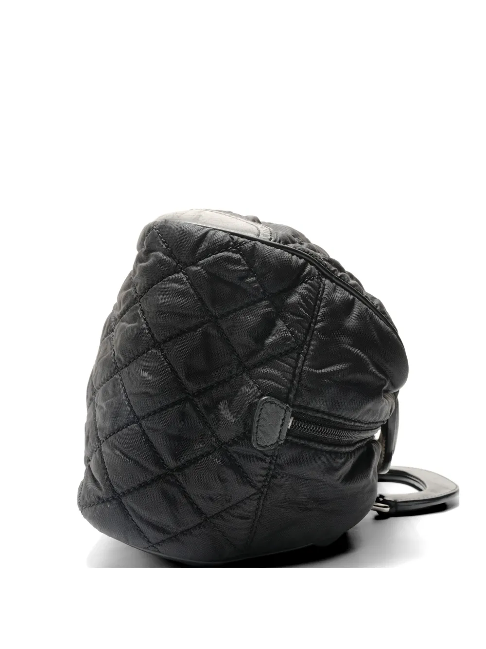 CHANEL Pre-Owned 2003-2004 Paris-New York quilted Boston bag - Nero