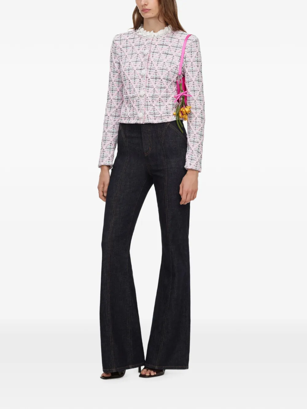 Self-Portrait High-waist jeans Blauw