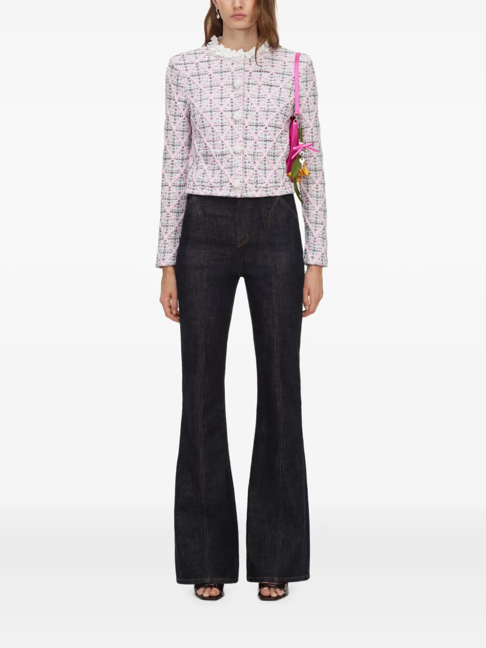 Self-Portrait High-waist jeans Blauw