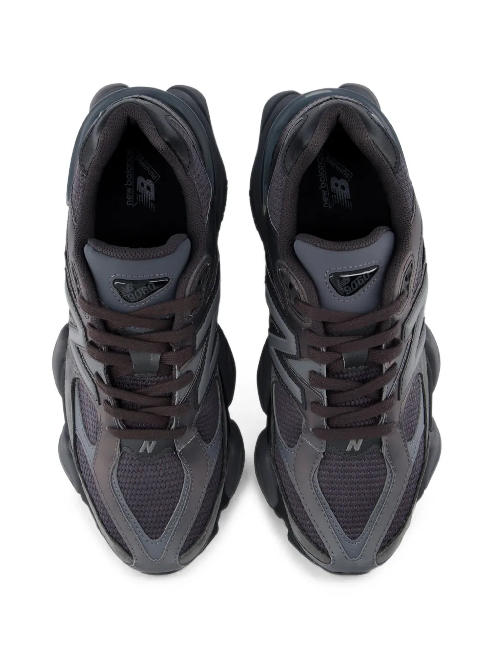 New Balance 9060 mesh sneakers met vlakken Grijs