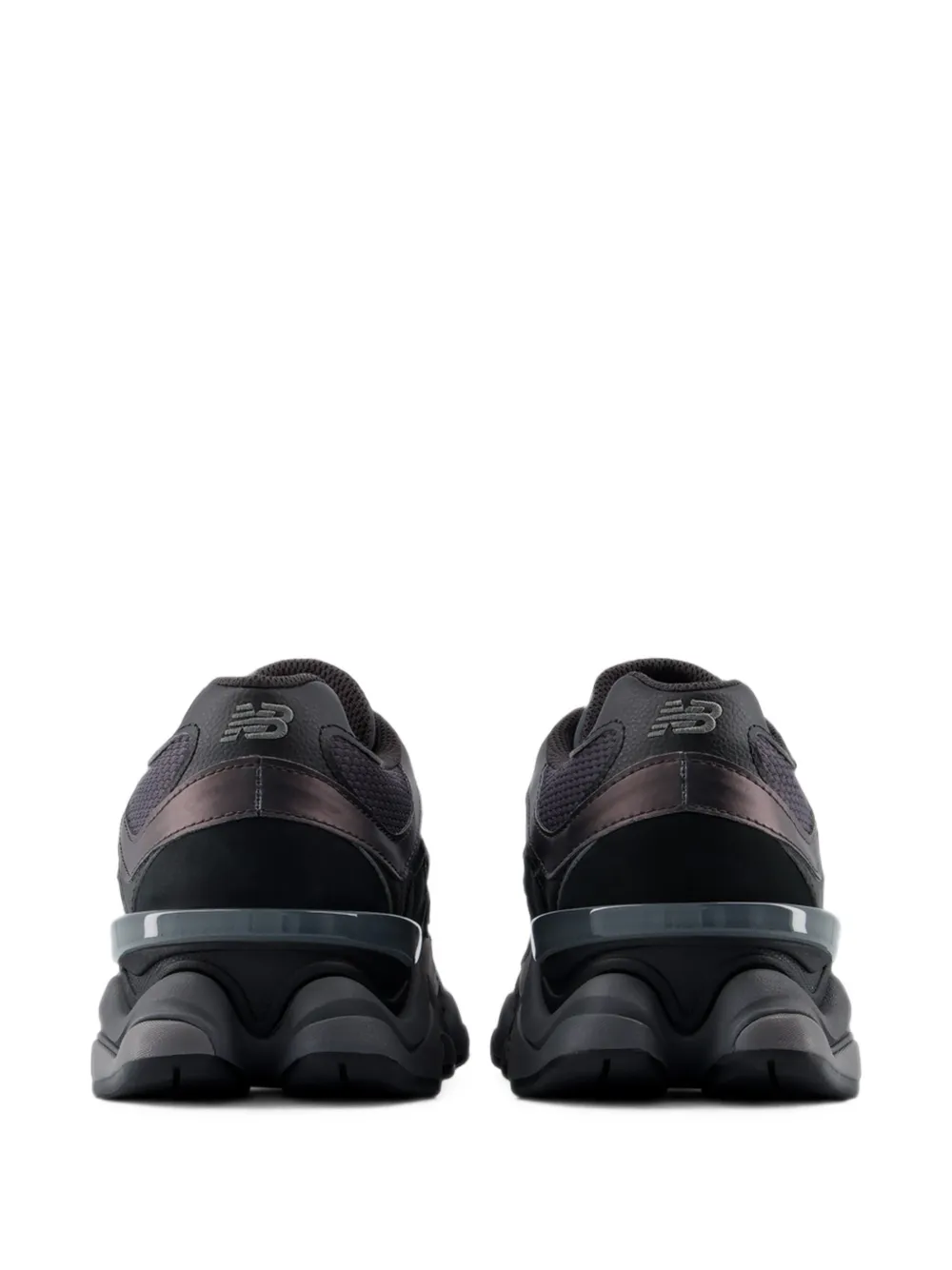 New Balance 9060 mesh sneakers met vlakken Grijs