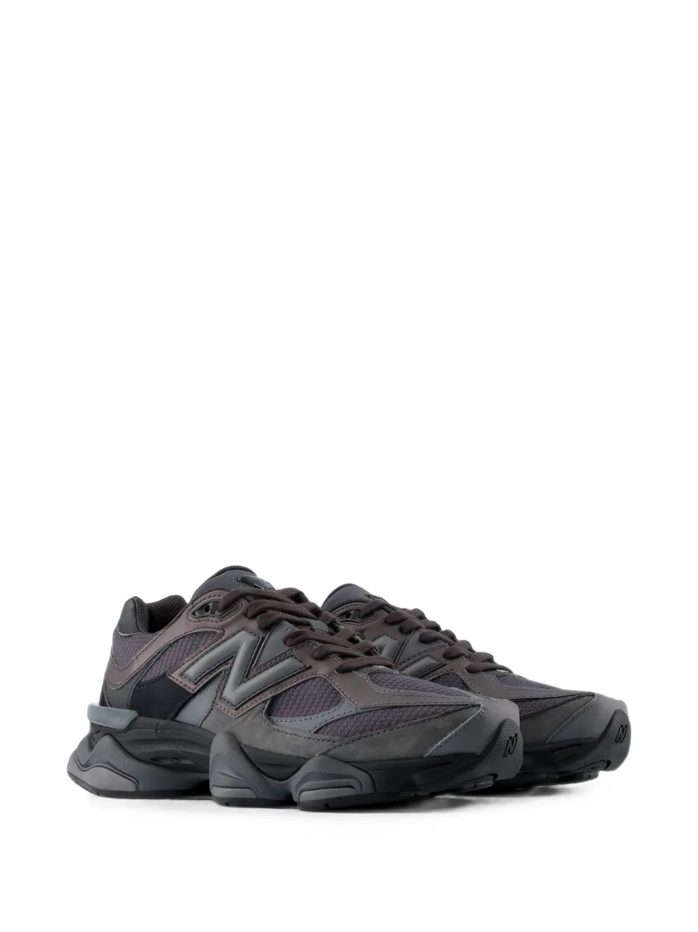 New Balance 9060 mesh sneakers met vlakken Grijs