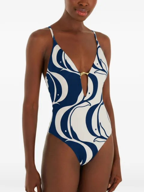FARM Rio V-neck swimsuit