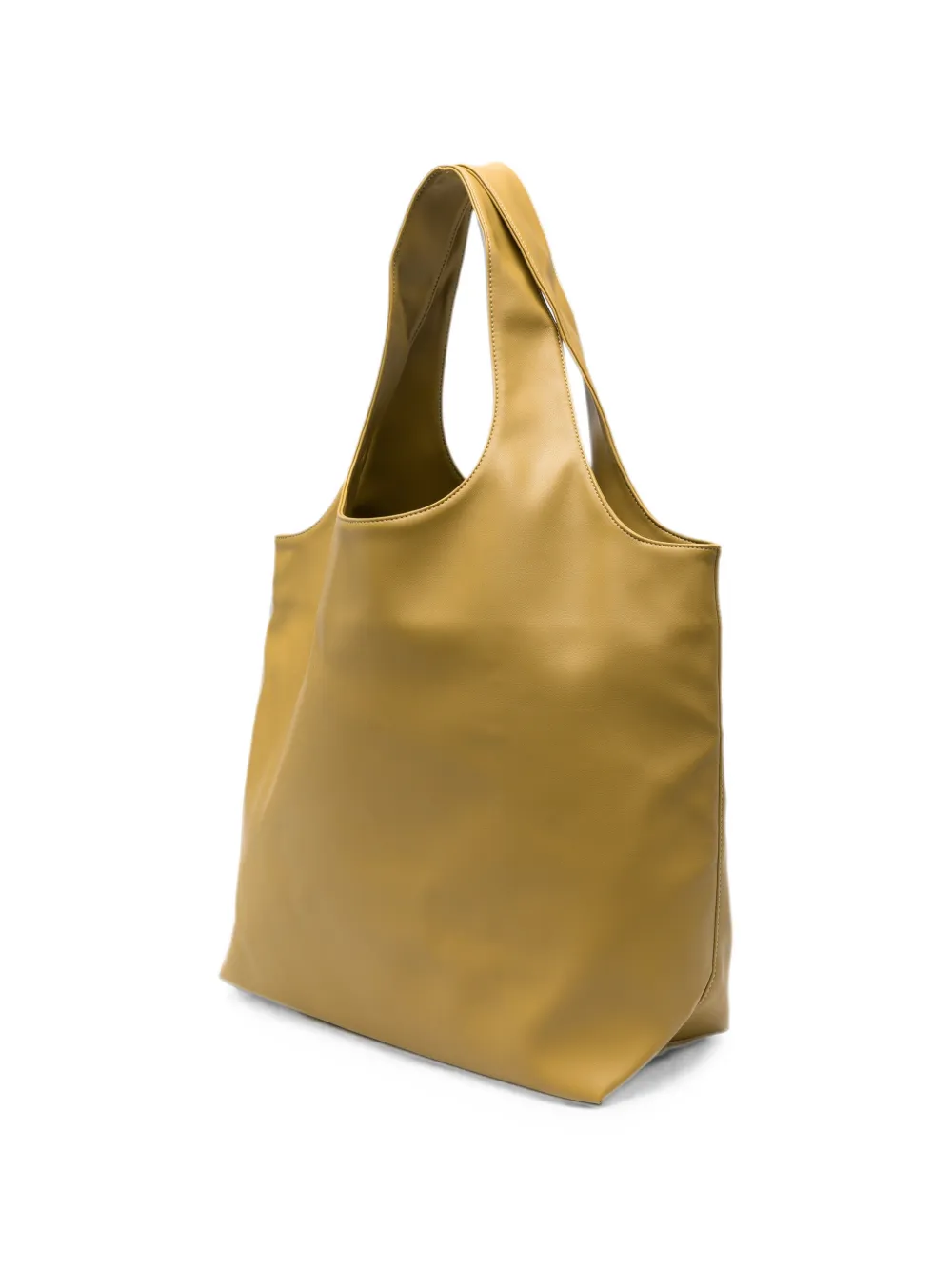 A.P.C. logo-print tote bag Geel