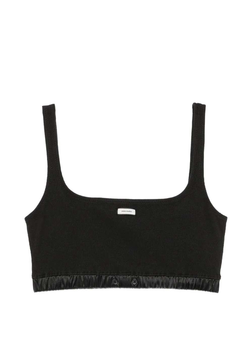 ENTIRE STUDIOS ribbed-knit cropped top