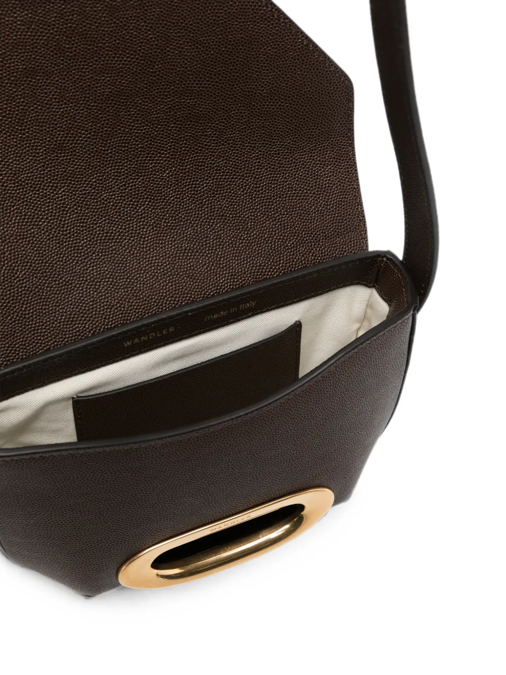 Wandler Kleine Veneto crossbodytas Bruin